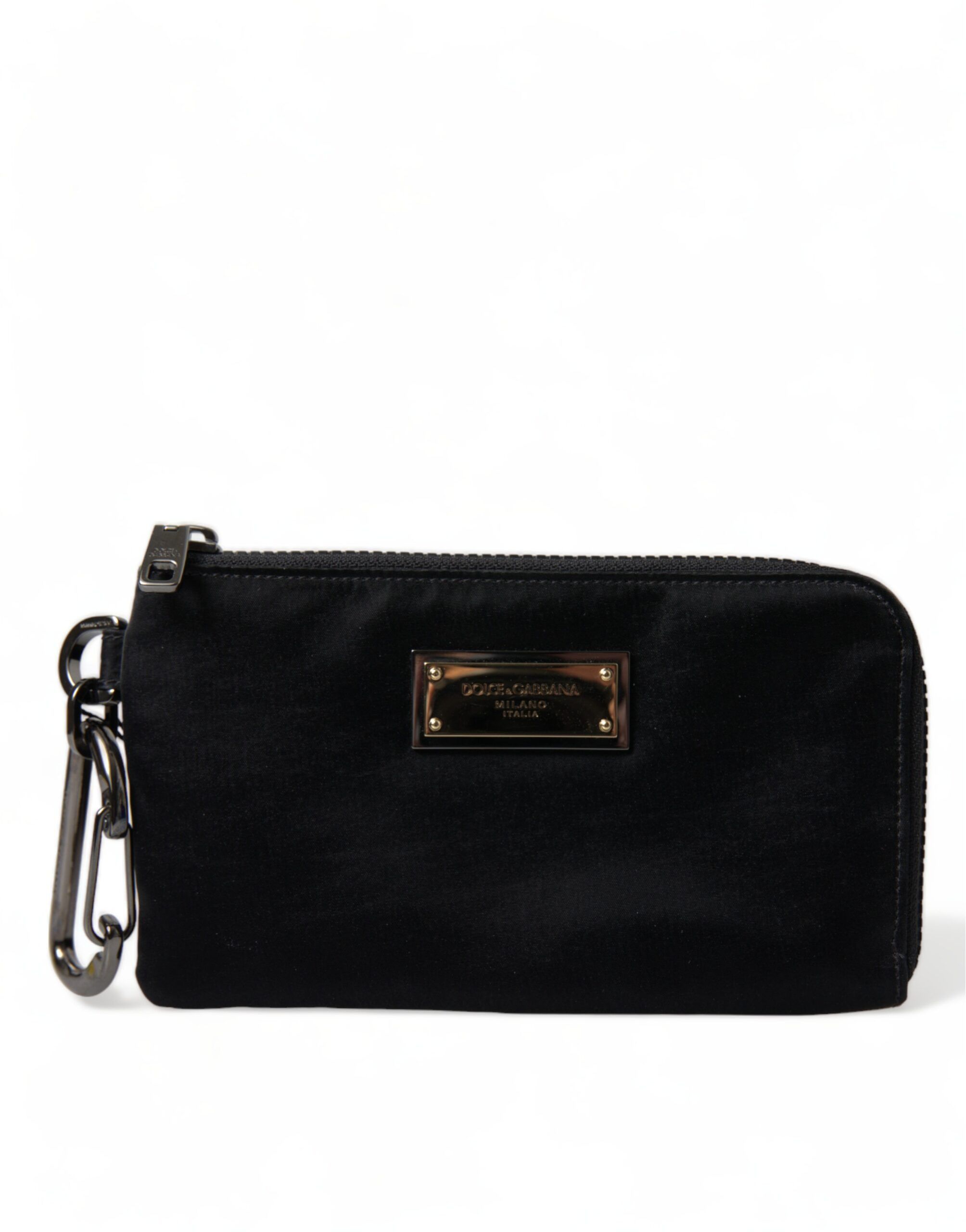 Dolce & Gabbana Chic Nylon-Leather Designer Women's Pouch Size ONE SIZE - 1 Thumbnail