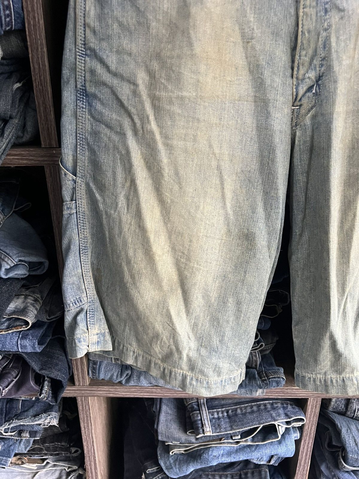 Edwin 🔥Vintage Edwin Carpenter Cropped Denim Size US 34 / EU 50 - 5 Thumbnail