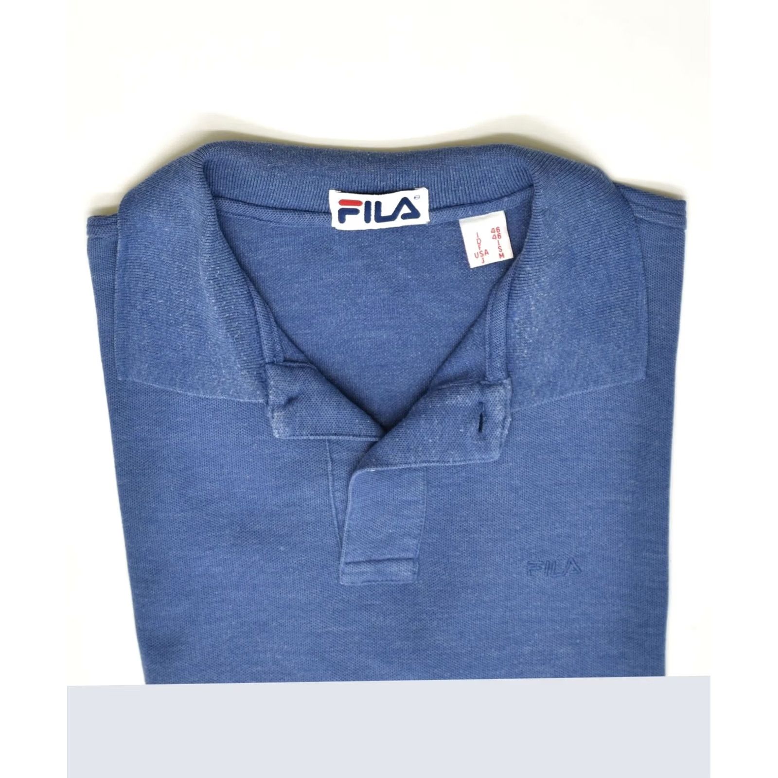 Fila VINTAGE FILA Mens Polo Shirt IT 46 Small Blue Cotton HF07 Size US S / EU 44-46 / 1 - 3 Thumbnail