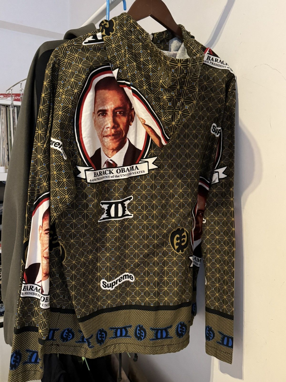 Supreme Supreme Obama Anorak Green Size US L / EU 52-54 / 3 - 2 Thumbnail