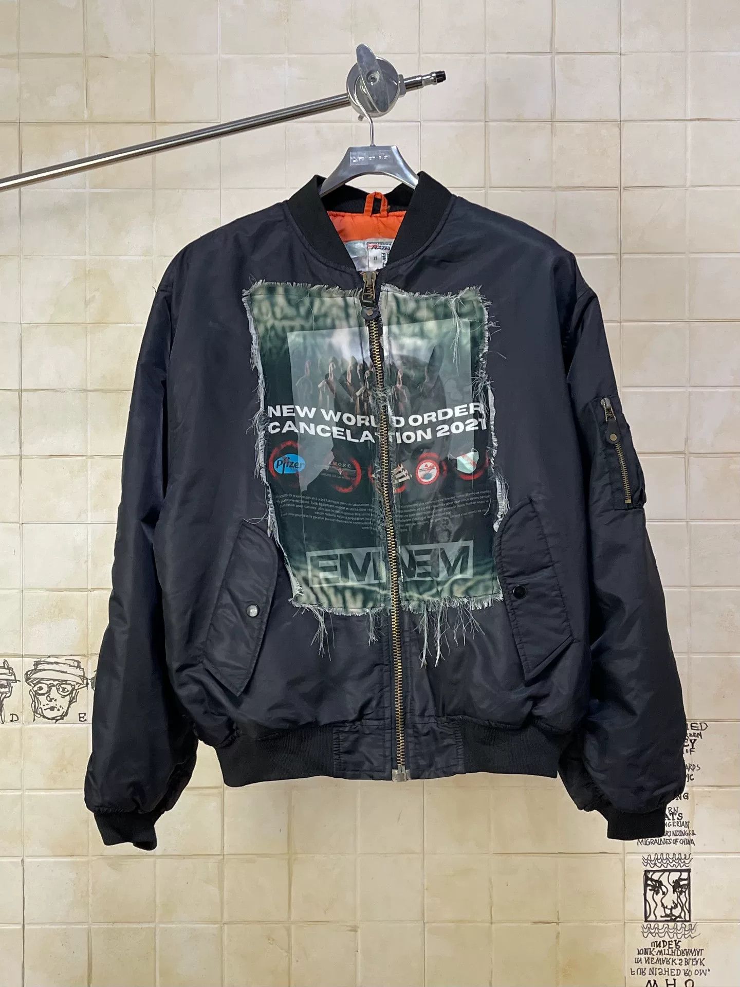 Vintage Coucoubebe MA-1 Bomber Jacket Size US M / EU 48-50 / 2 - 1 Thumbnail