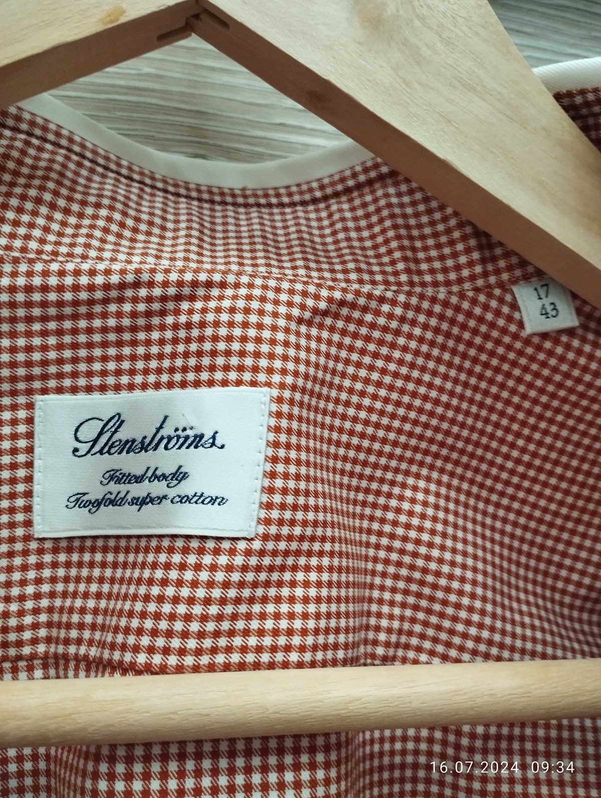 Strenstroms Stenstroms Men's Dress Shirt Size L/XL 17 43 Size US XL / EU 56 / 4 - 6 Thumbnail