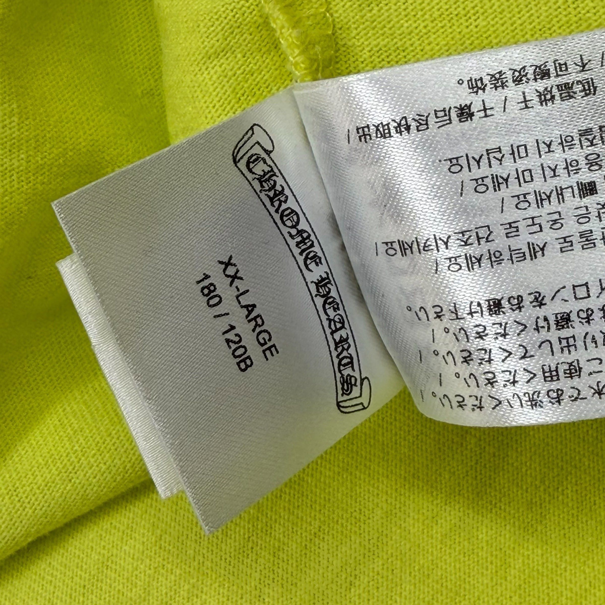 Chrome Hearts Chrome Hearts Matty Boy "Links" Neon Green Tee XXL Size US XXL / EU 58 / 5 - 6 Thumbnail