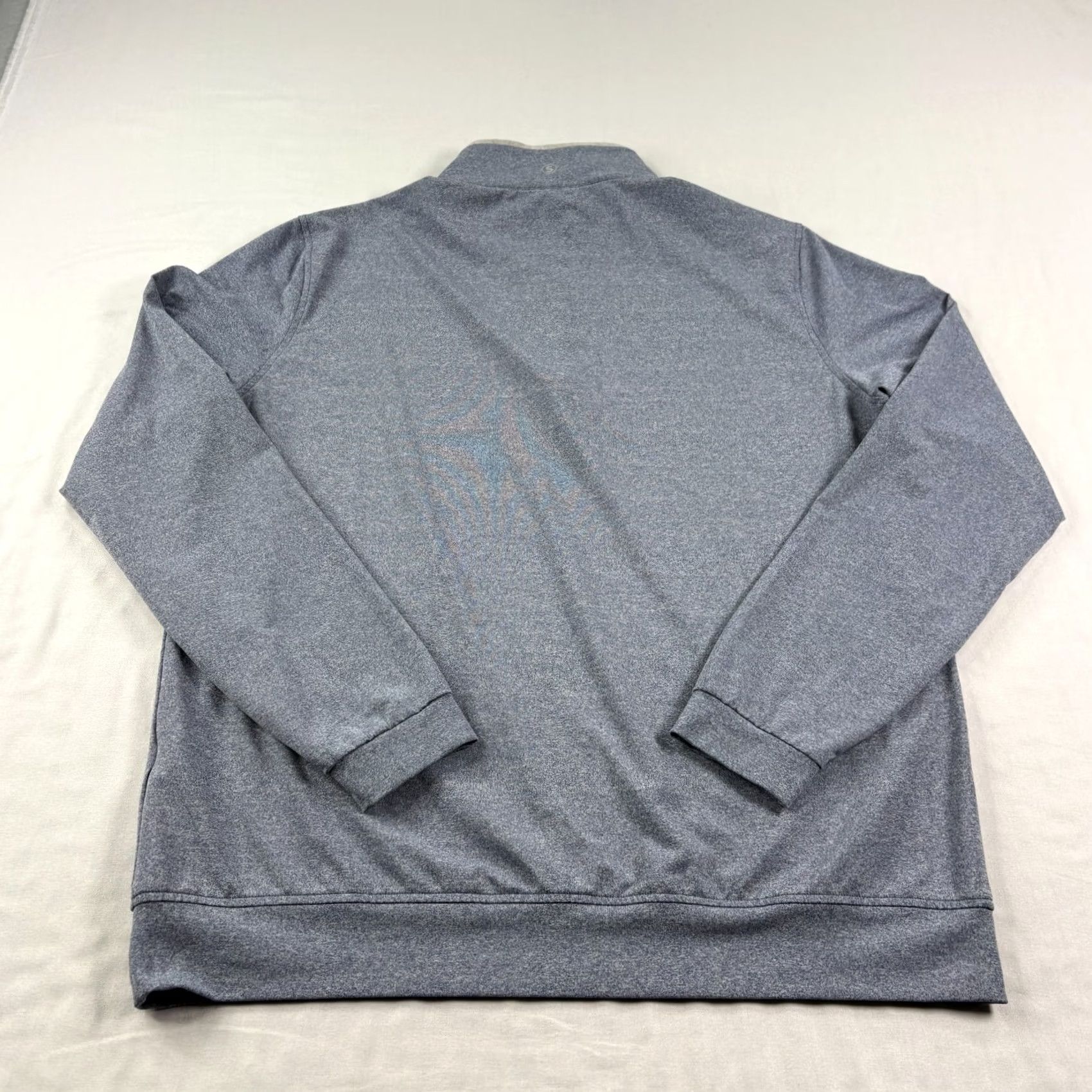 Vintage Stitch Shirt Mens M Blue 1/4 Zip Pullover Breathable Golf Activewear Casual Mock Neck Logo Polyester Regular Long Sleeve Size US M / EU 48-50 / 2 - 7 Thumbnail