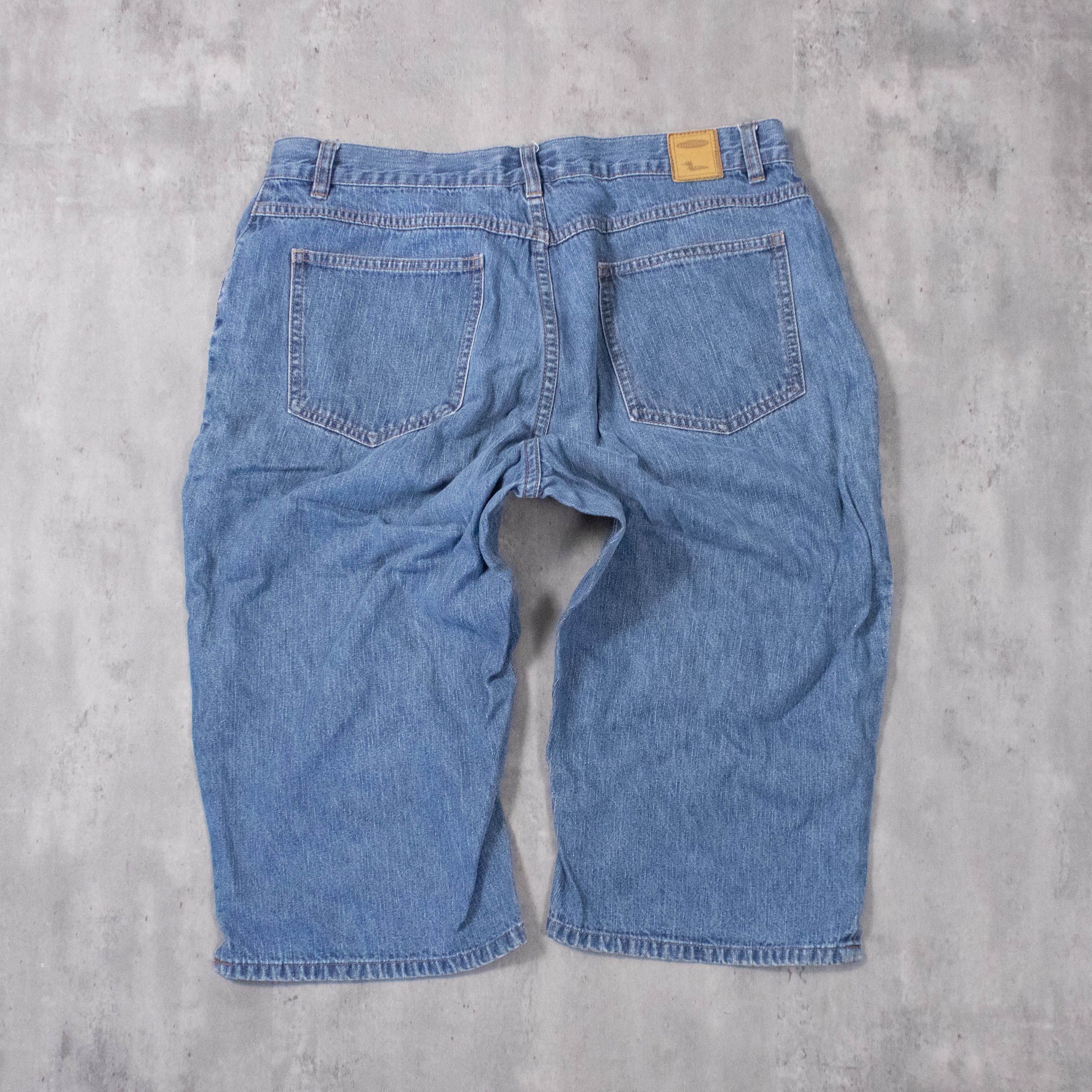 Northern Reflections Y2K 2000's Crazy Midwash Baggy Fit Capris Shorts Size US 34 / EU 50 - 10 Thumbnail