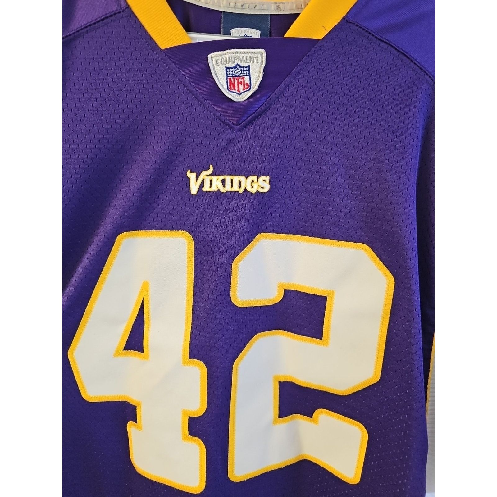 Reebok NFL Reebok Minnesota Vikings Darren Sharper #42 Jersey Sz L Size US L / EU 52-54 / 3 - 2 Thumbnail