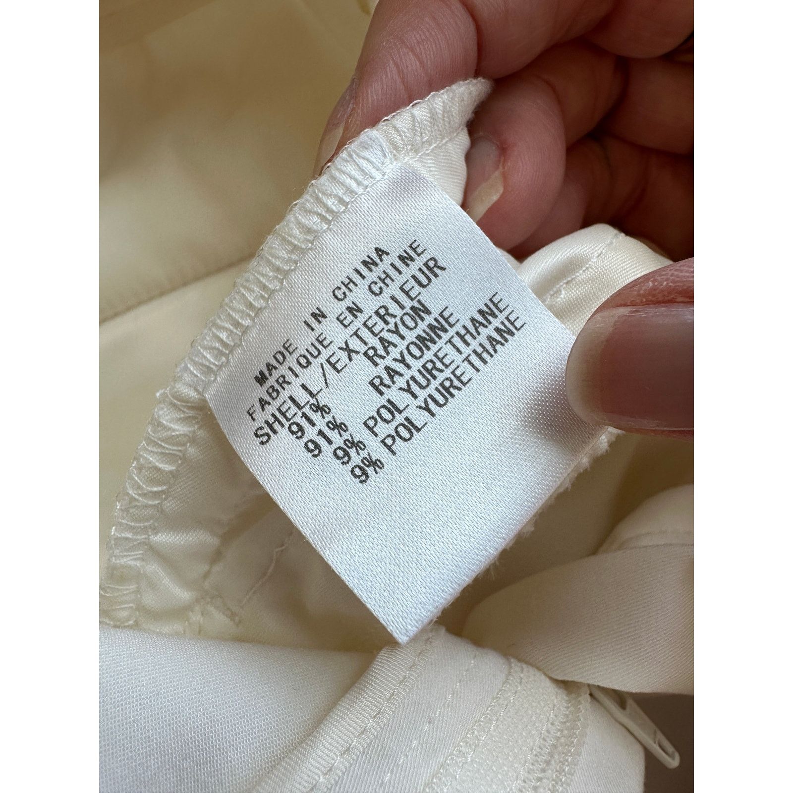 Theory Theory Ivory Ibbey Crepe Crop Slash Pockets Skinny Pants 2 Size 26" / US 2 / IT 38 - 9 Thumbnail