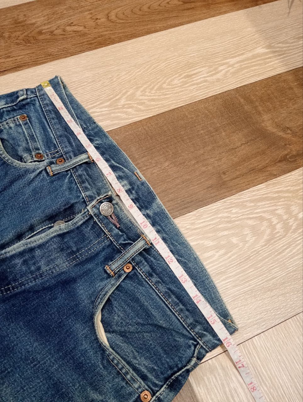 Hysteric Glamour VINTAGE HYSTERIC GLAMOUR KINKY BLUE DENIM SELVEDGE PANTS Size US 32 / EU 48 - 14 Thumbnail