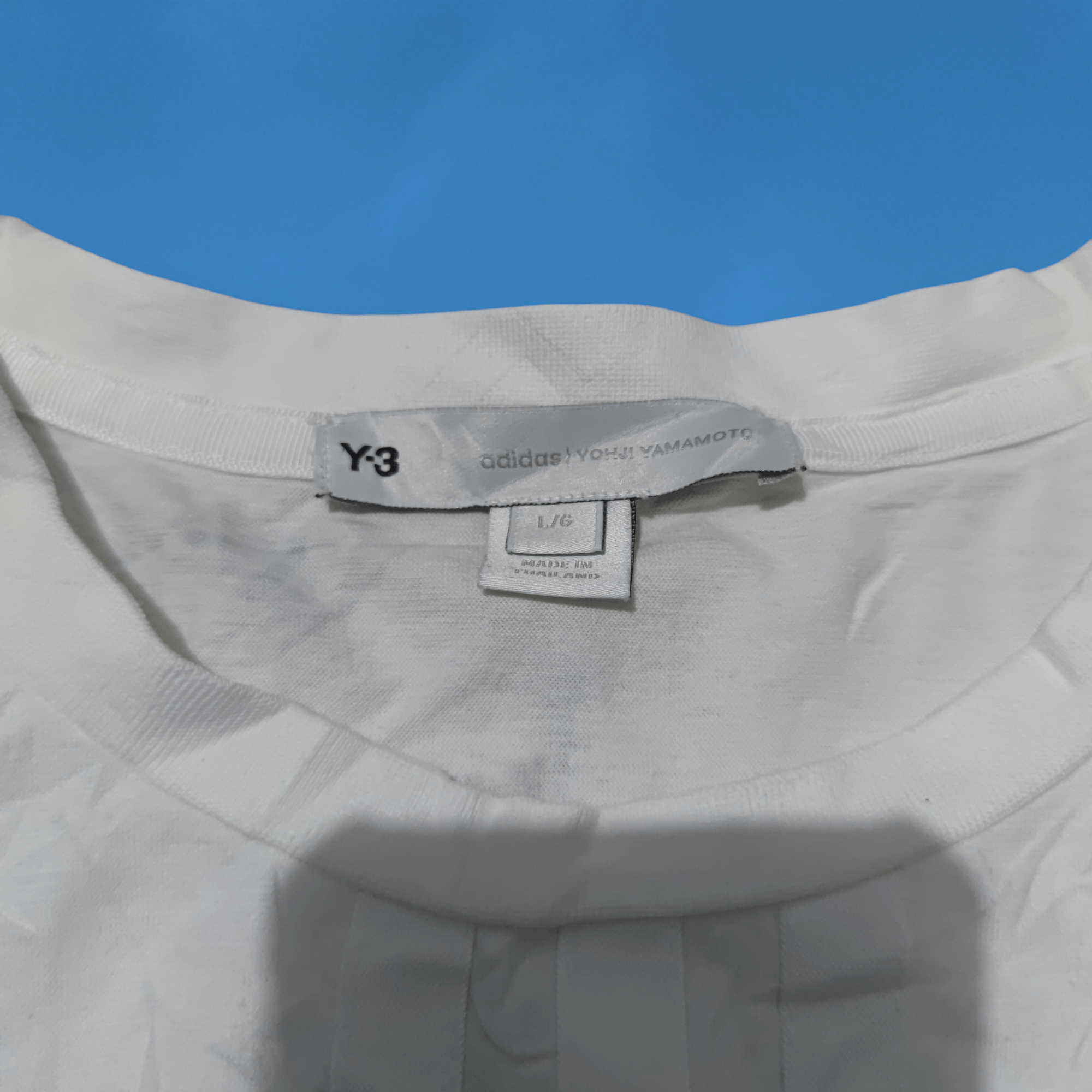 Adidas × Y-3 × Yohji Yamamoto Adidas Y-3 Yohjiyamamoto Center Front Stripes T Shirt Size US L / EU 52-54 / 3 - 3 Thumbnail