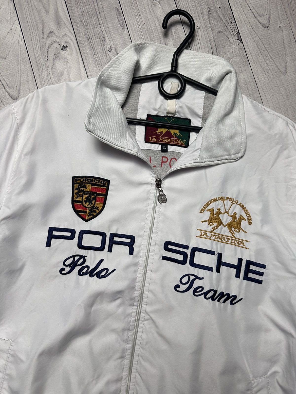 Porsche Design × Vintage Vintage L A Martina Porsche racing jacket size L logo Size US L / EU 52-54 / 3 - 4 Thumbnail