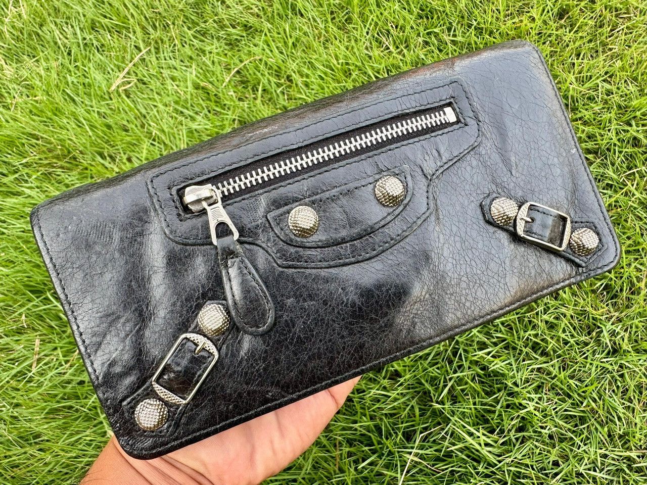 Balenciaga Authentic Balenciaga Agneau Giant 12 Continental Lambskin Size ONE SIZE - 1 Thumbnail