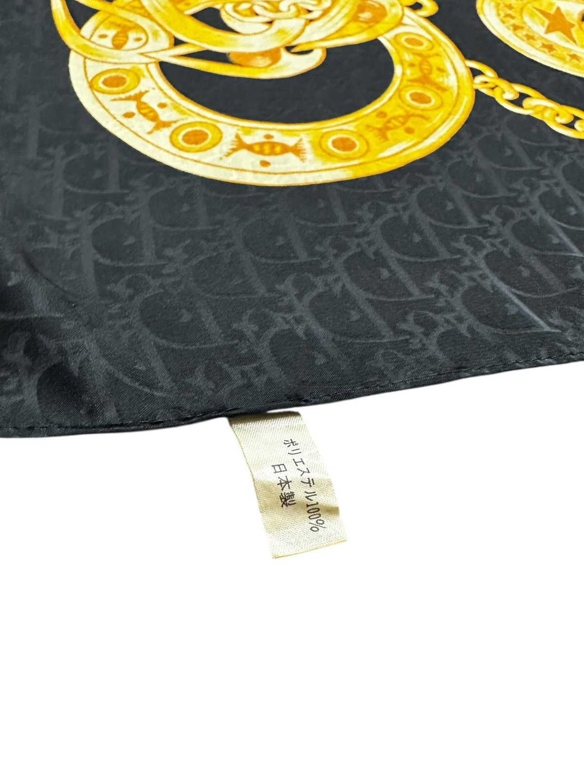 Christian Dior Monsieur × Dior Vintage Monogram Dior Large Silk Scarf Size ONE SIZE - 2 Thumbnail