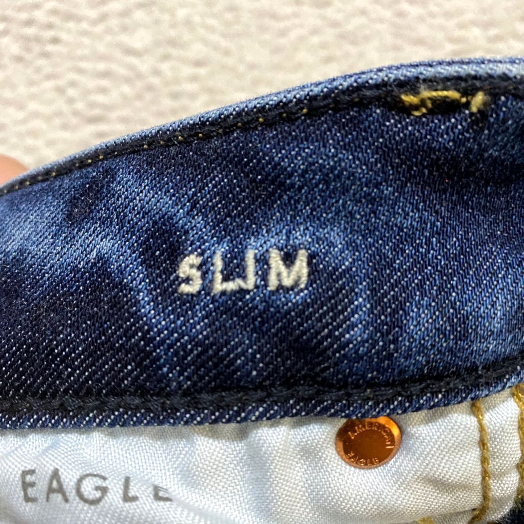 American Eagle Outfitters American Eagle Outfitters Jeans 28x32 Blue Denim Slim Straight Medium Wash Mens Regular Jeans Size US 28 / EU 44 - 4 Thumbnail