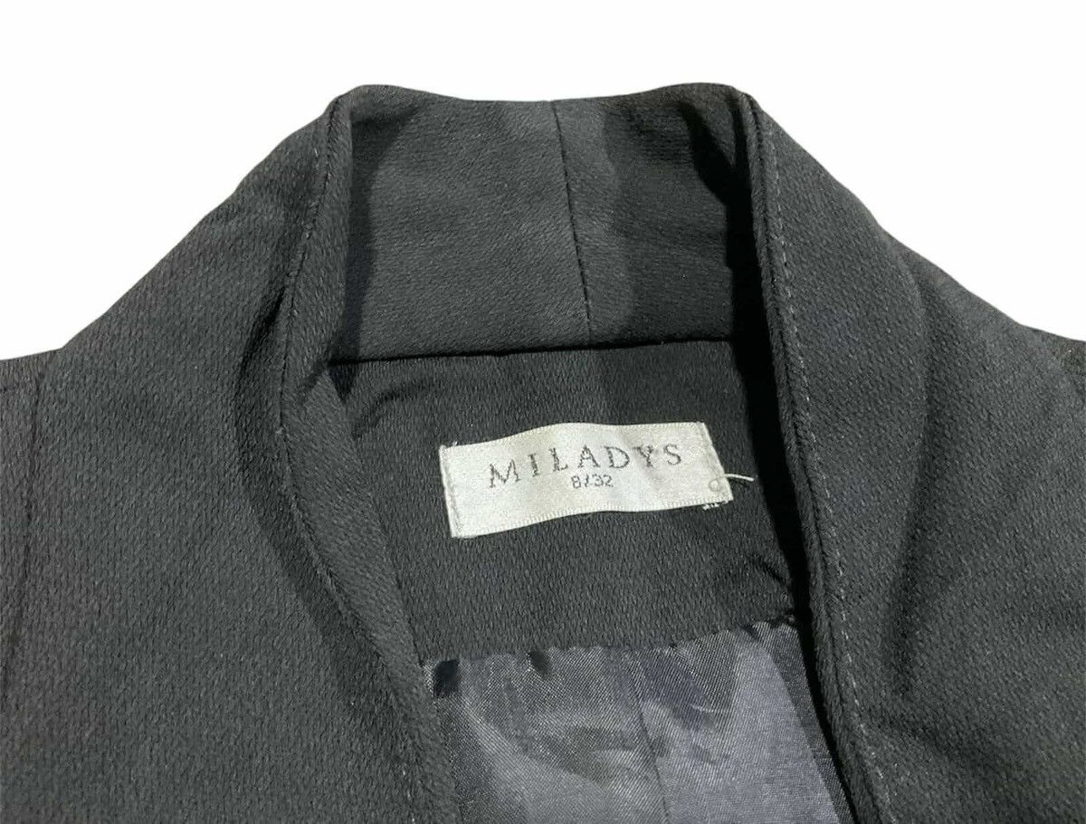 If Six Was Nine × Japanese Brand 🔥Vintage Miladys Asymmetric Dracula Blazer Size US M / EU 48-50 / 2 - 7 Thumbnail