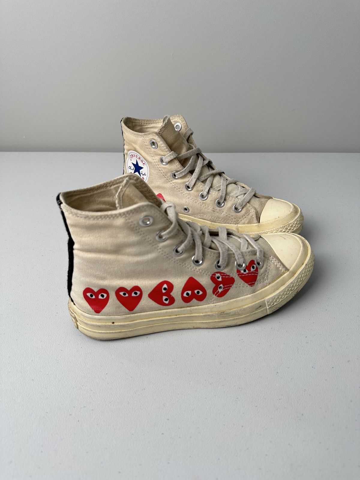 Comme des Garcons Comme Des Garcons Play High Sneakers Monogram Size US 7 / IT 37 - 7 Thumbnail