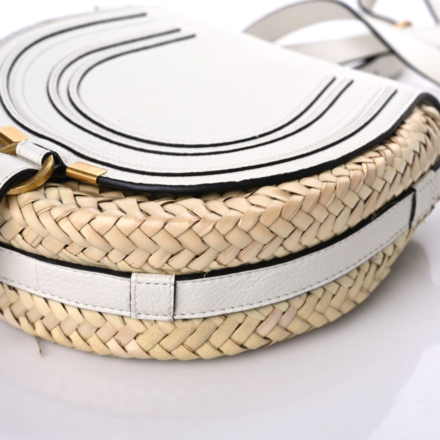 Chloe o1loc1c10425 Size: OS / Marcie Crossbody Basket in White Size ONE SIZE - 3 Thumbnail