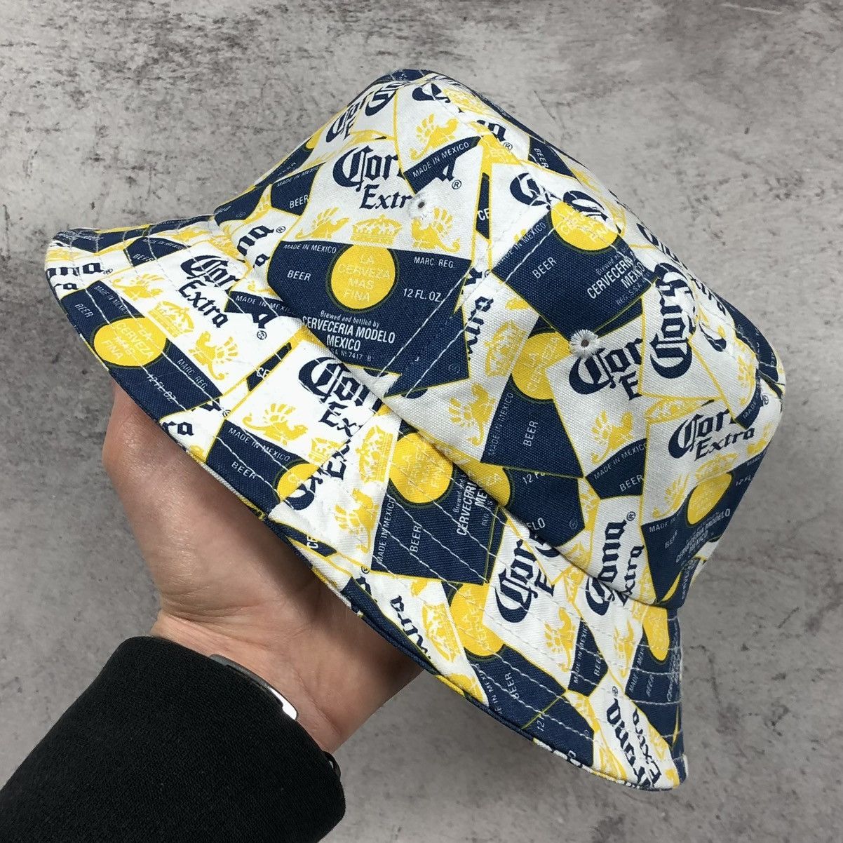 Vintage Y2K Corona Extra Beer AOP All Over Print Summer Bucket Hat Size ONE SIZE - 3 Thumbnail