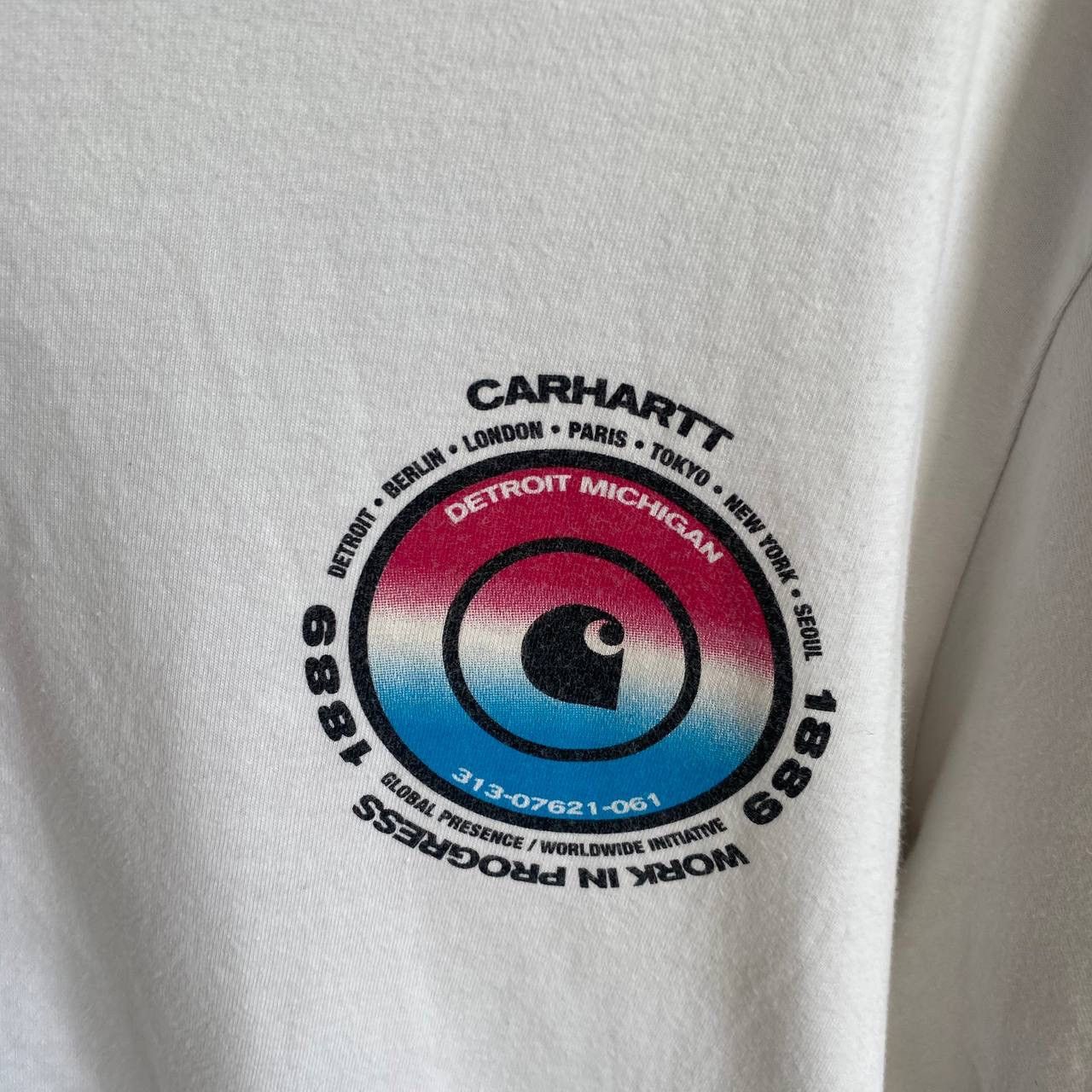 Carhartt × Vintage Vintage Carhartt Wip Big Graphic logo y2k opium tee Size US M / EU 48-50 / 2 - 4 Thumbnail