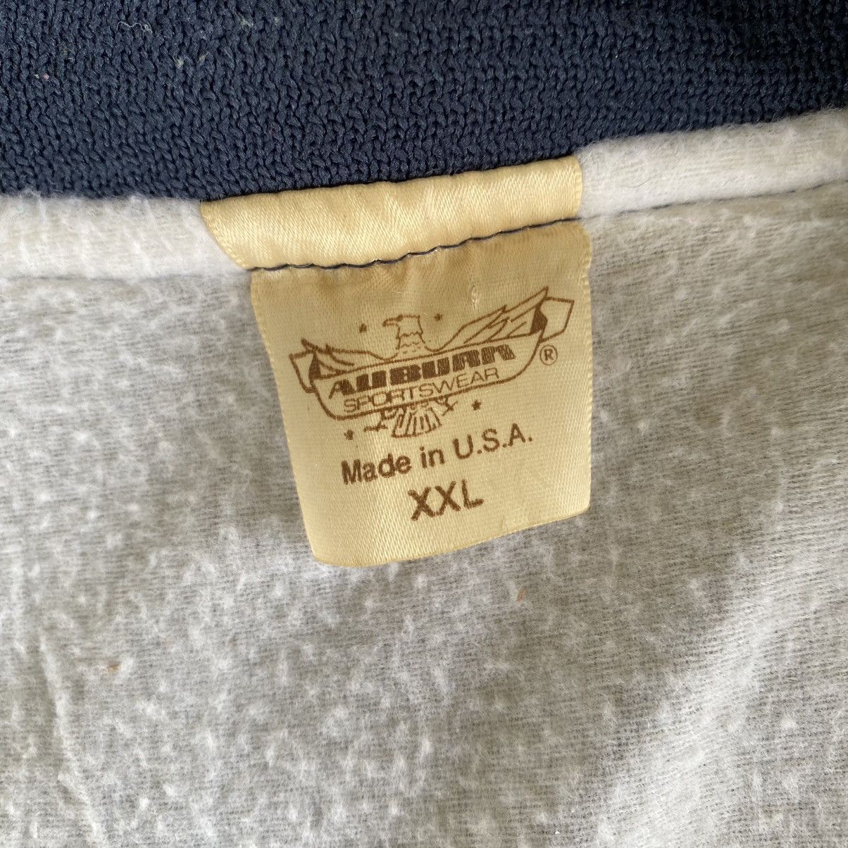 Auburn Sportswear × Vintage Vintage AUBURN Sportswear Satin Button Bomber Jacket Size US XXL / EU 58 / 5 - 8 Thumbnail