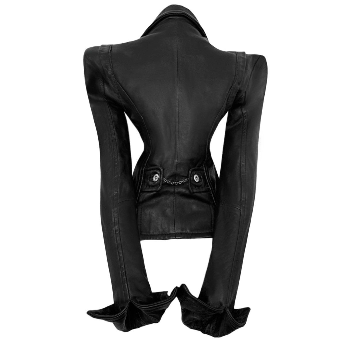 Dolce & Gabbana Dolce & Gabbana runway leather corset jacket Size S / US 4 / IT 40 - 2 Thumbnail