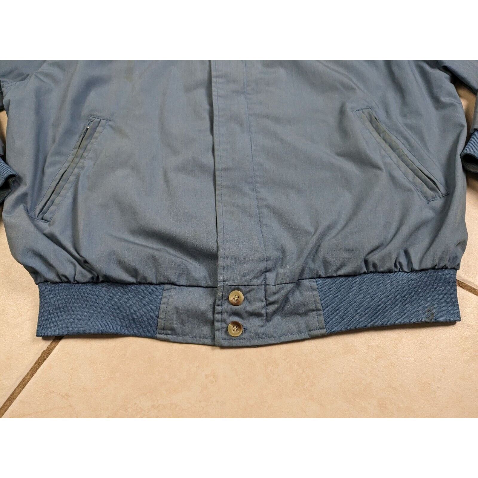 Other Vtg Original Windbreaker Mens Jacket L Blue Coat Bomber Size US L / EU 52-54 / 3 - 4 Thumbnail
