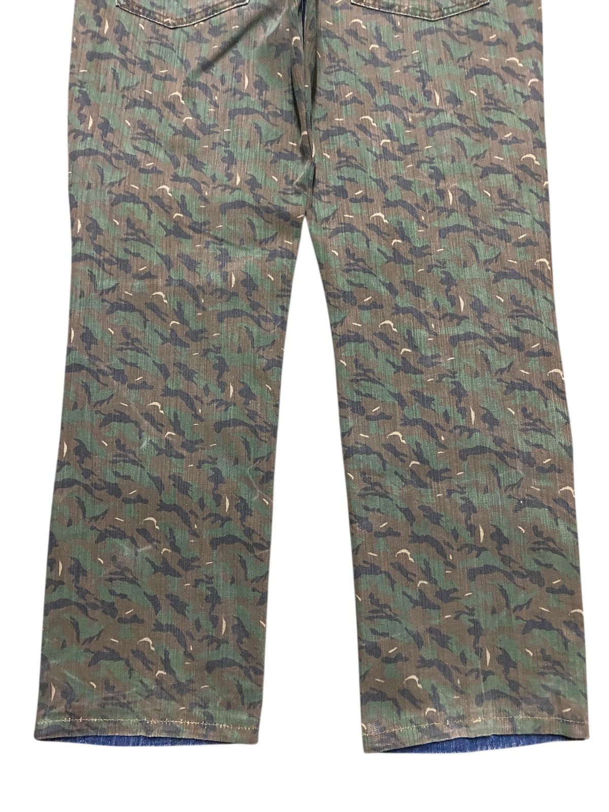 14th Addiction Vintage Japan Brand Sky Bomber Straight Fit Camo Jeans Size US 32 / EU 48 - 6 Thumbnail
