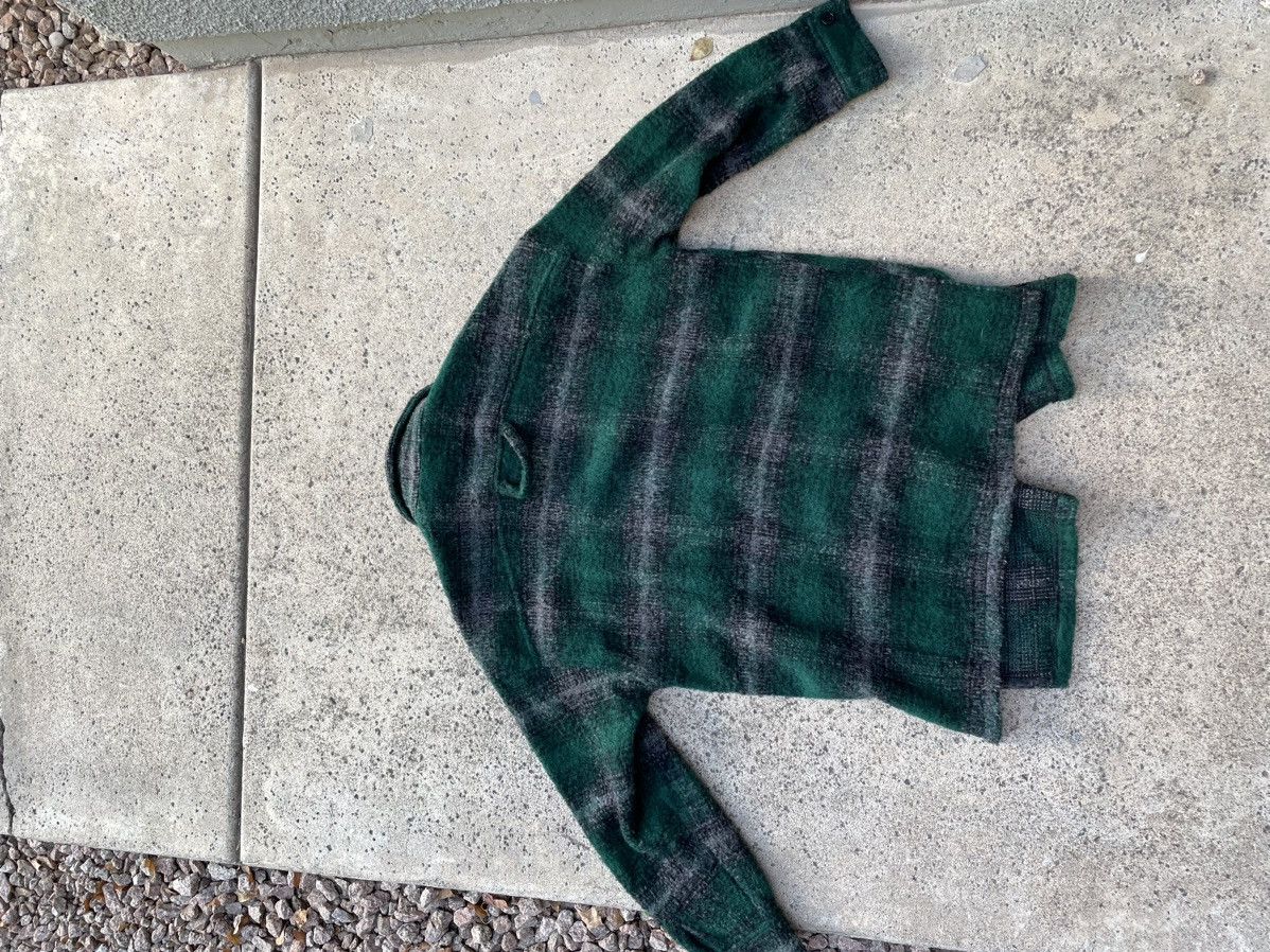 Vintage Heavy green flannel oversized Size US L / EU 52-54 / 3 - 3 Thumbnail