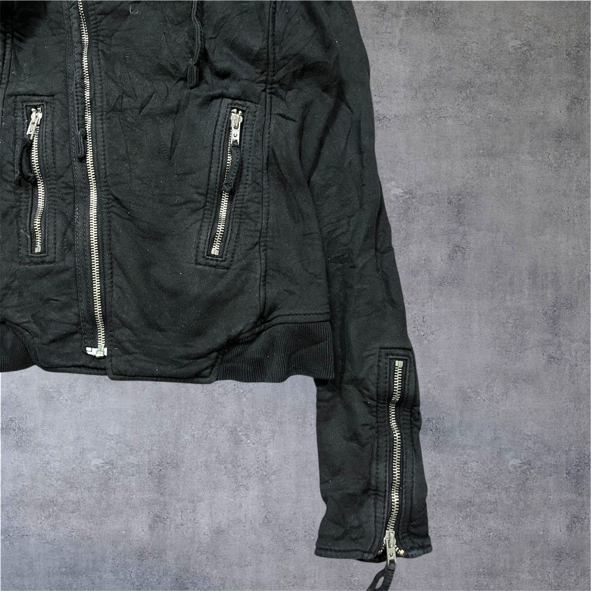 If Six Was Nine 2000s True religion faux fur punk moto jacket hoodie Size US S / EU 44-46 / 1 - 4 Thumbnail