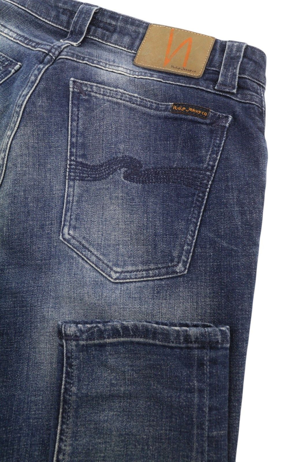 Nudie Jeans SKINNY LIN NAVY LIGHTNING W29/L34 Blue 89763 Size US 29 - 6 Thumbnail