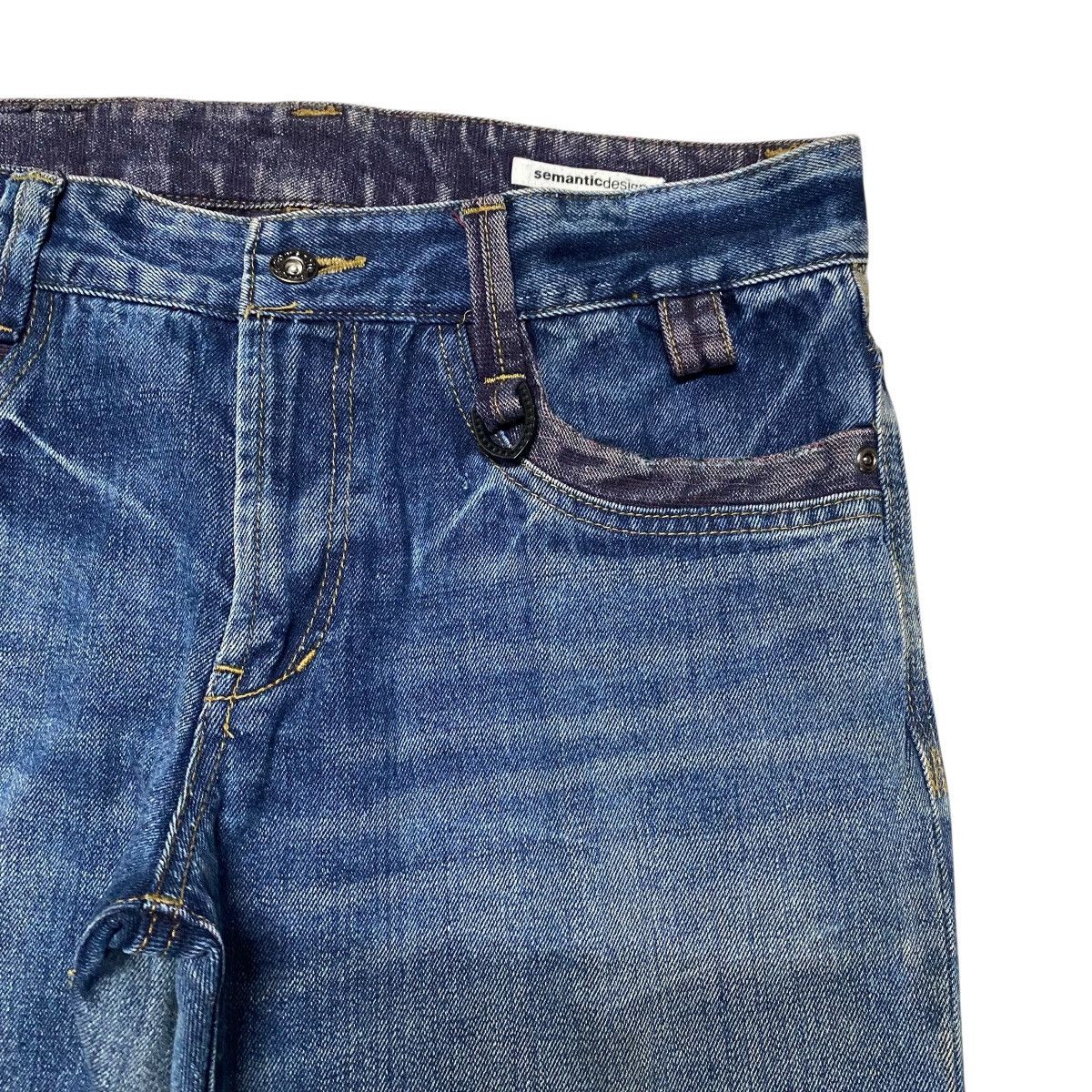 semanticdesign Semantic Design Denim Flare Jeans Distressed Size US 33 - 5 Thumbnail