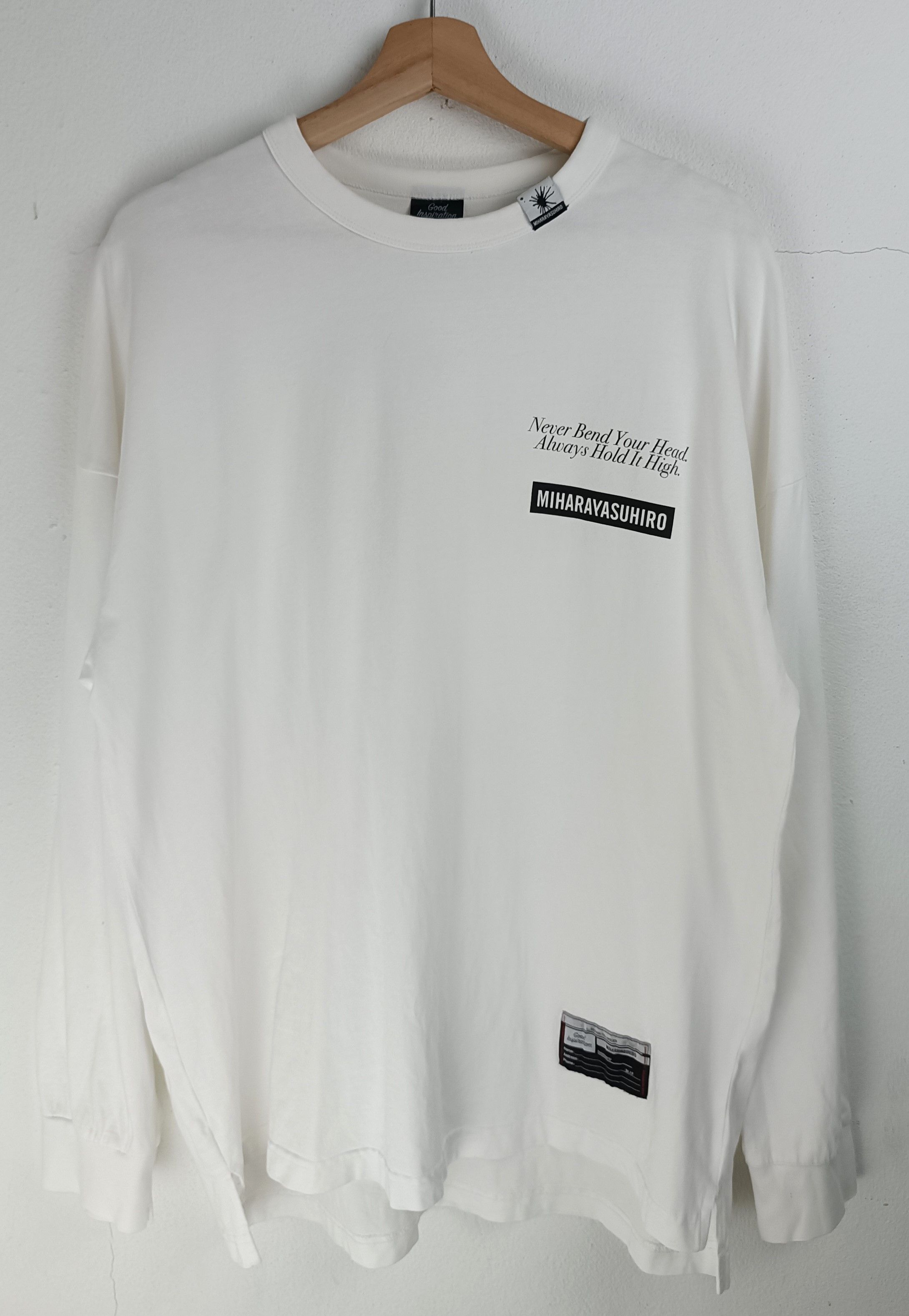 Maison MIHARA YASUHIRO VINTAGE MIHARAYASUHIRO GOOD INSPIRATION L/S TEE Size US L / EU 52-54 / 3 - 3 Thumbnail