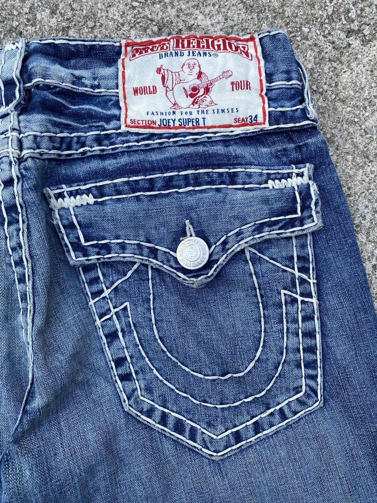 Japanese Brand × Tornado Mart × True Religion 1990s - True Religion Flare Jeans Size US 34 / EU 50 - 17 Thumbnail