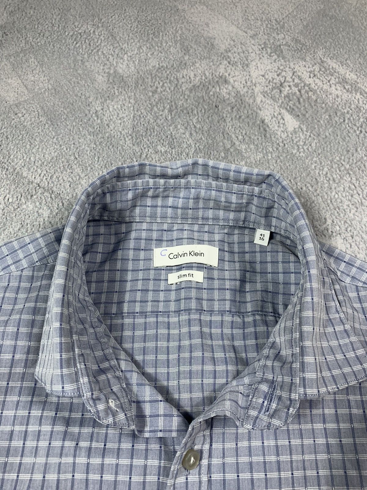 Calvin Klein × Vintage Vintage Y2K Calvin Klein button ups check shirt size L Size US L / EU 52-54 / 3 - 6 Thumbnail