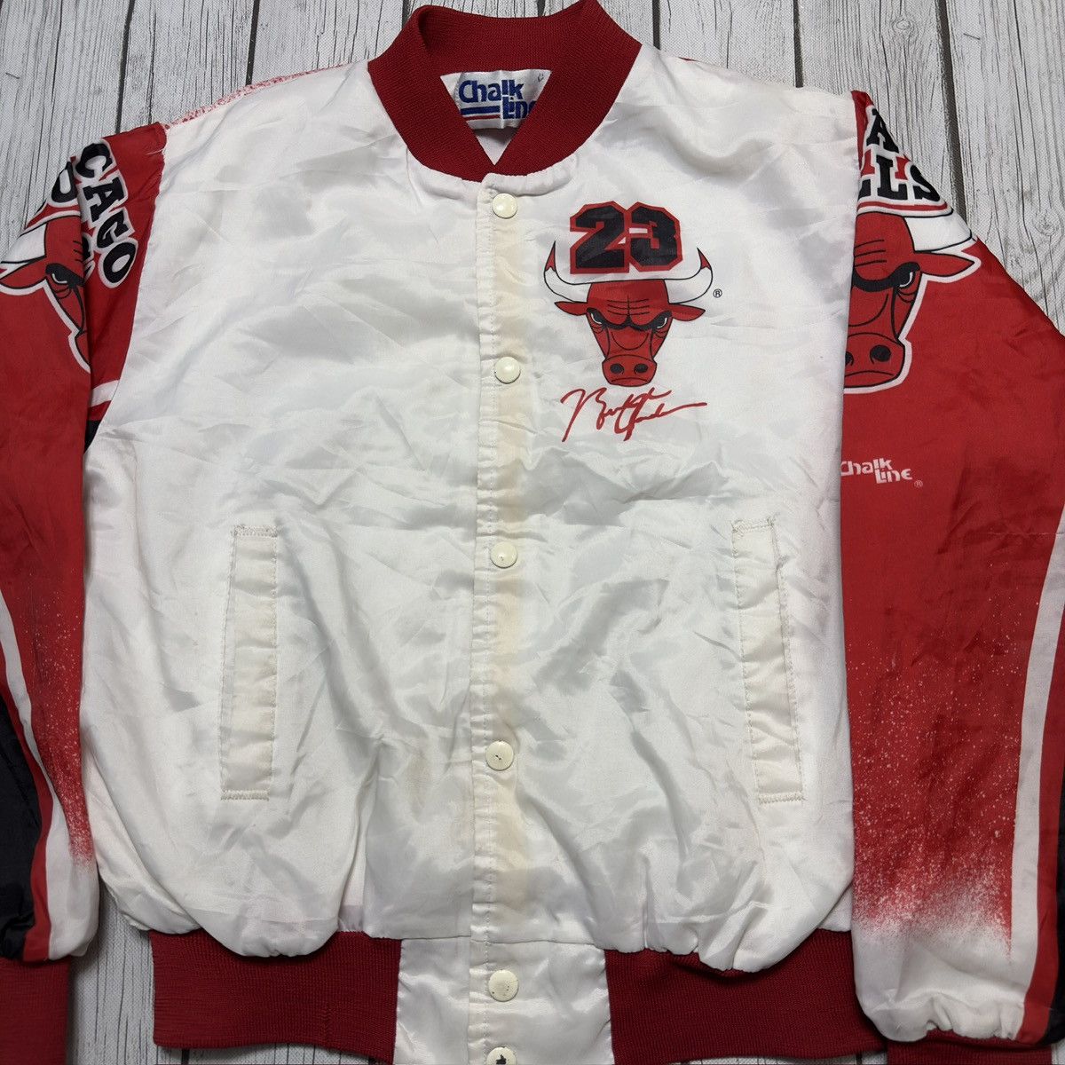 NBA Vintage Chicago Bulls Michael Jordan jacket Size US XS / EU 42 / 0 - 4 Thumbnail