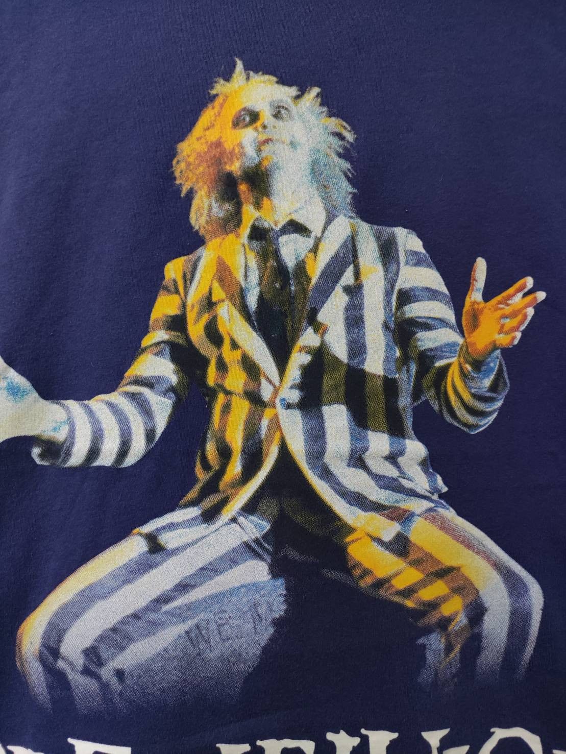 Expert Horror Beetle Juice Big Print Movie Promo T-Shirt Size US L / EU 52-54 / 3 - 3 Thumbnail