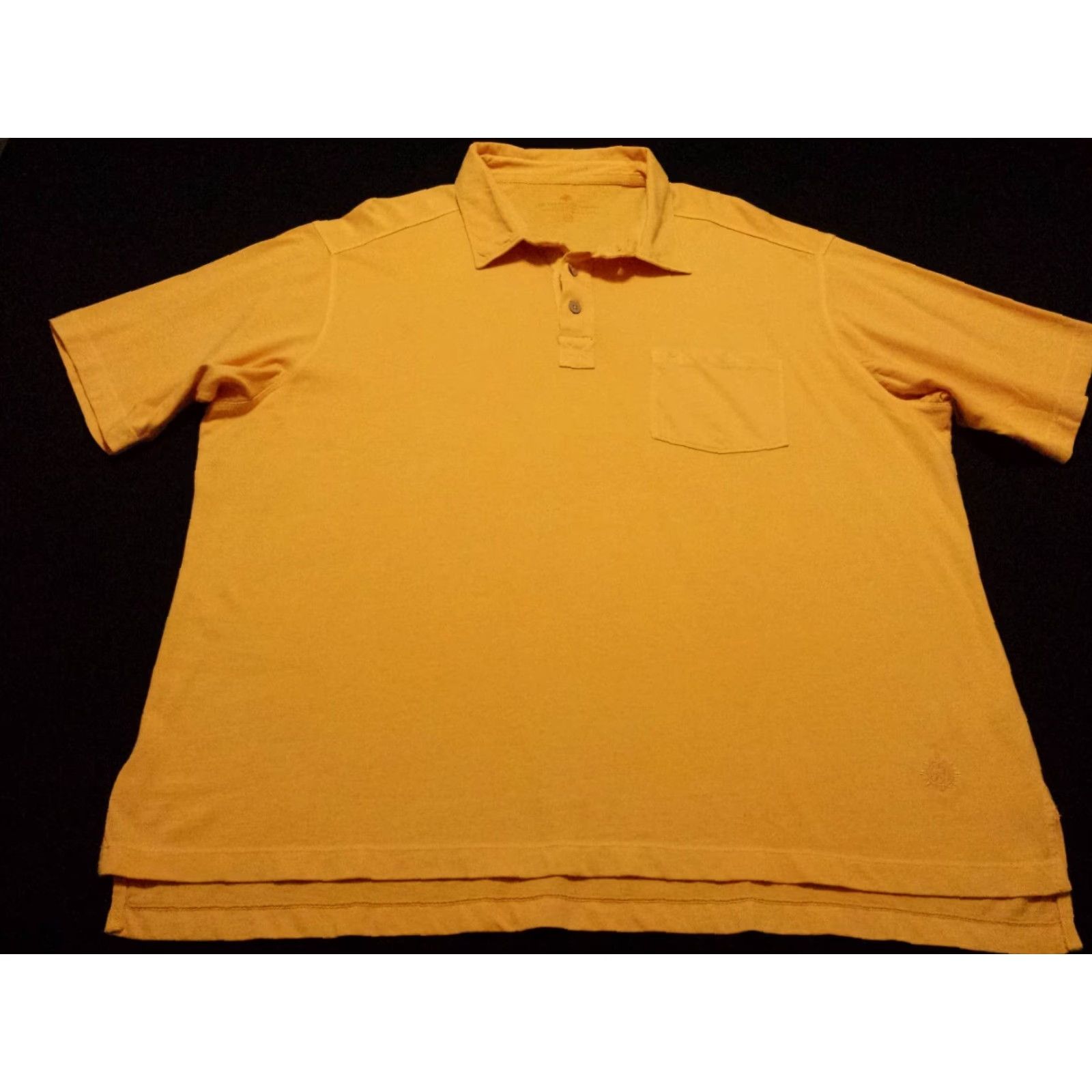 The Territory Ahead Territory Ahead Polo Shirt Orange 2XL Mens Short Sleeve Button-Up 100% Cotton Solid Orange Polo Shirt Size US XXL / EU 58 / 5 - 3 Thumbnail