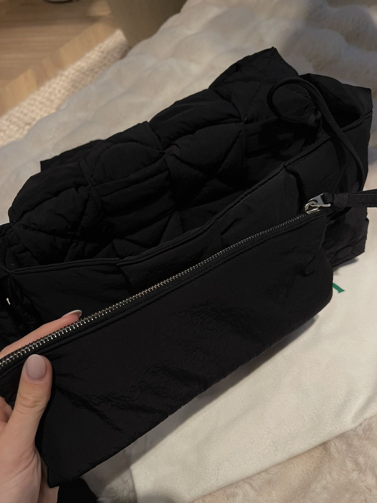 Bottega Veneta Bottega Veneta padded tech cassette bag black Size ONE SIZE - 13 Thumbnail