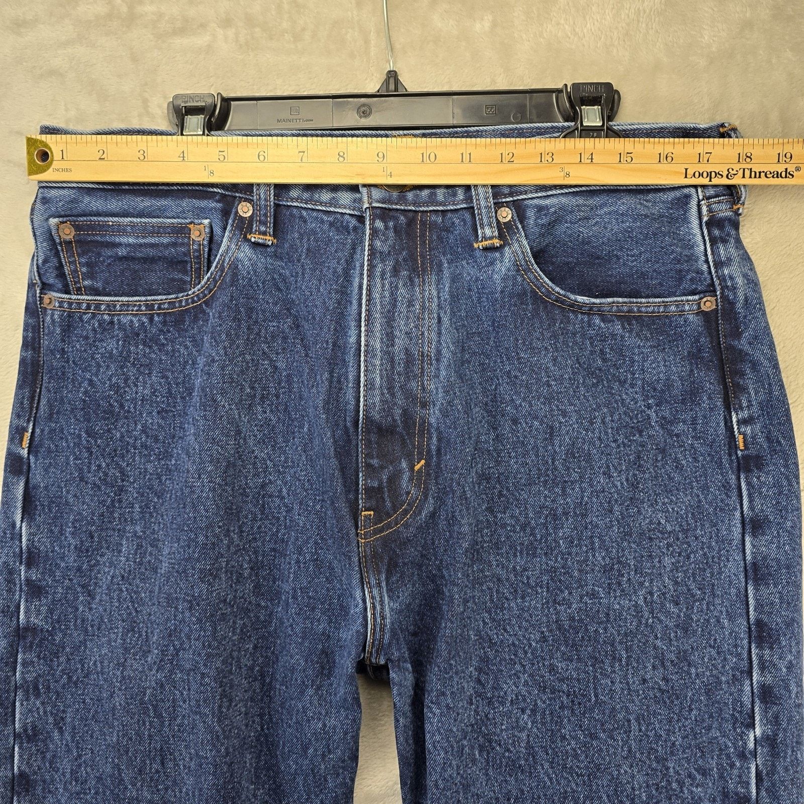 Levi's Levi's Premium Strong Jeans Mens 36x28 Blue BIG E Size US 36 / EU 52 - 10 Thumbnail