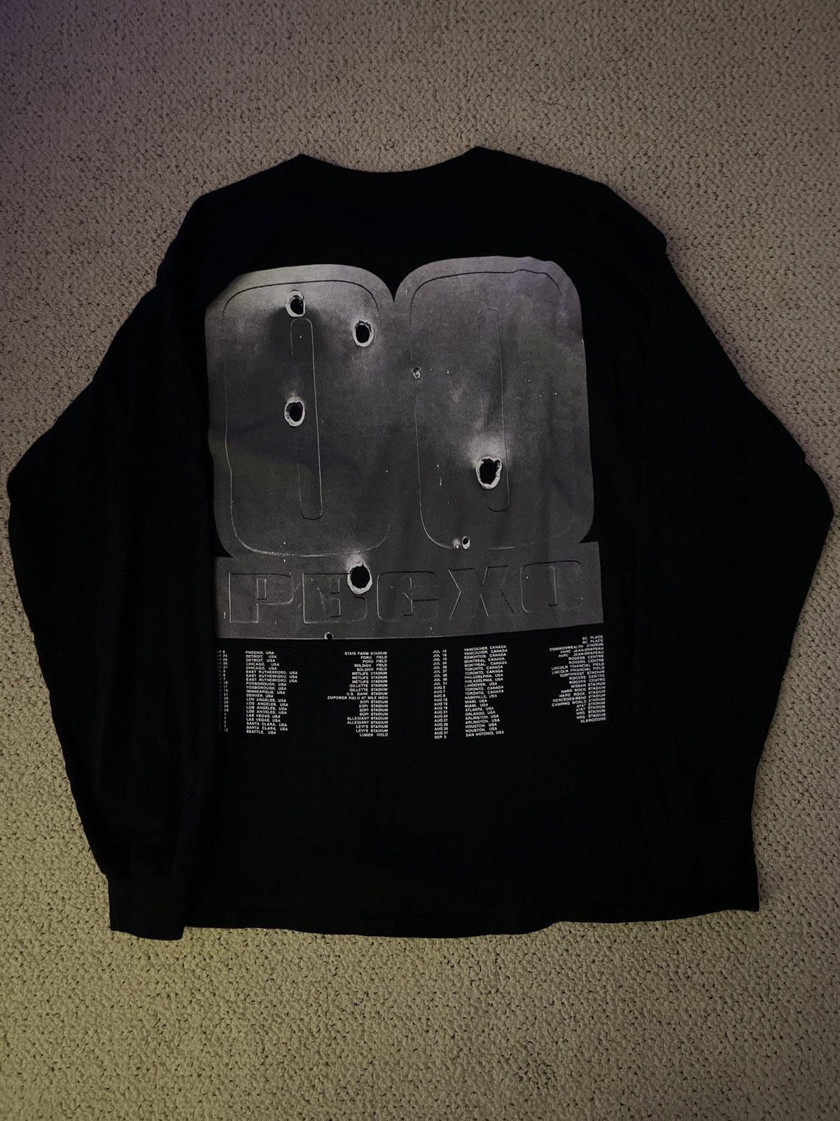 Playboi Carti Playboi Carti After Hours til Dawn Tour Tee Size US L / EU 52-54 / 3 - 2 Thumbnail