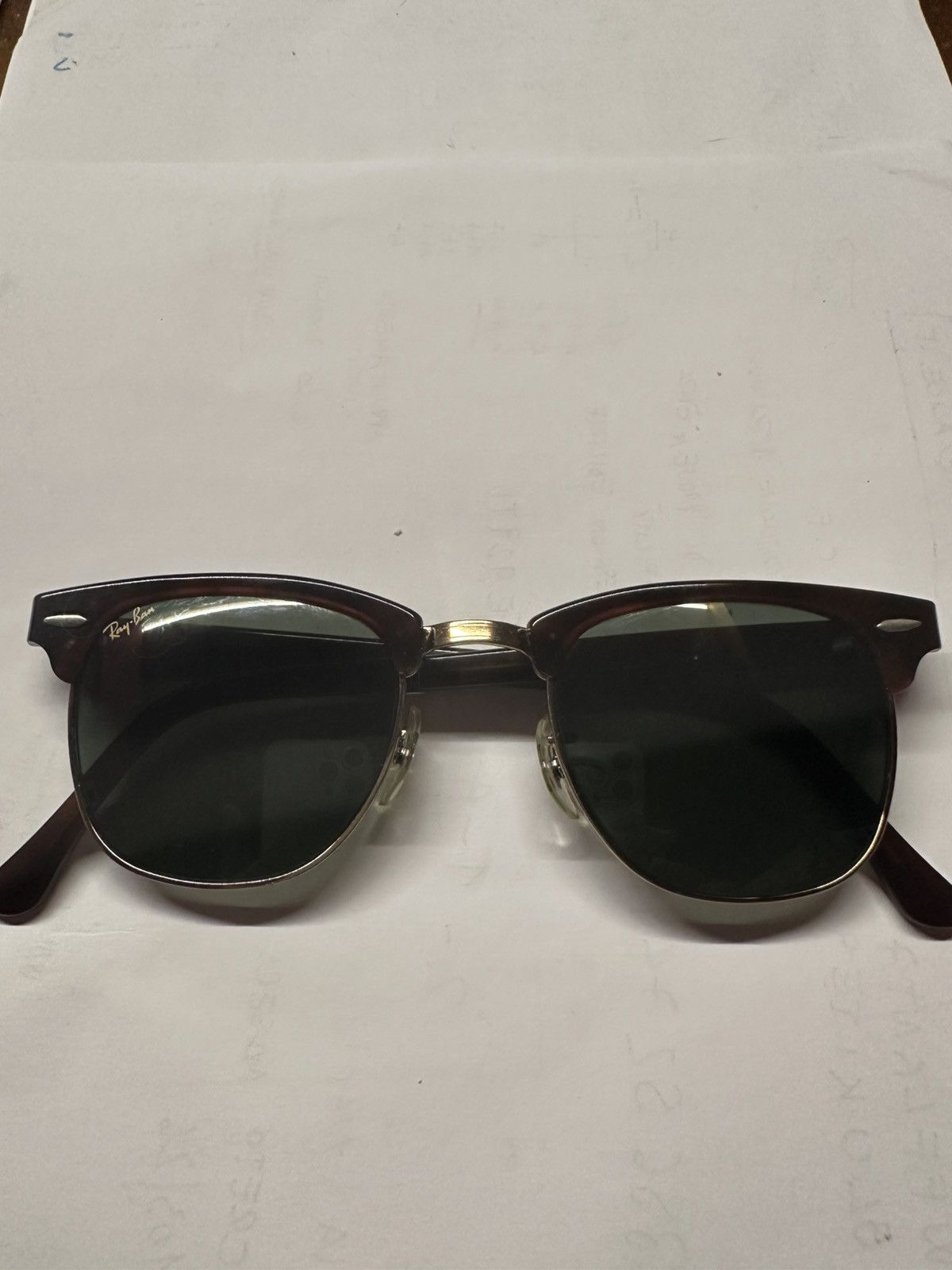 RayBan Vintage Ray-Ban Clubmaster B&L USA Tortoise - Original Case Size ONE SIZE - 2 Thumbnail