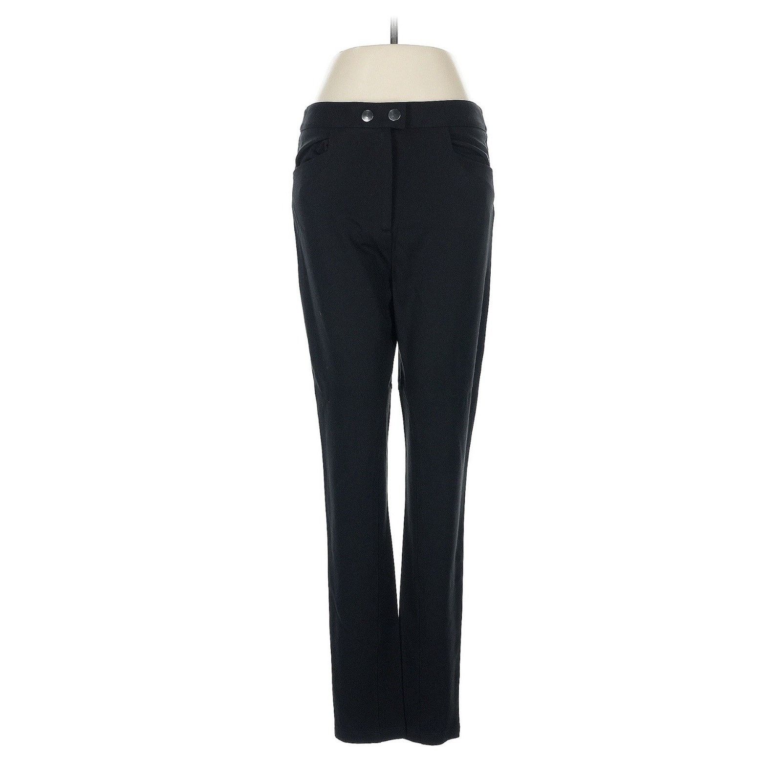 Lela Rose NWT lela rose seamed zip front skinny pants Black 8 Size 30" / US 8 / IT 44 - 2 Thumbnail