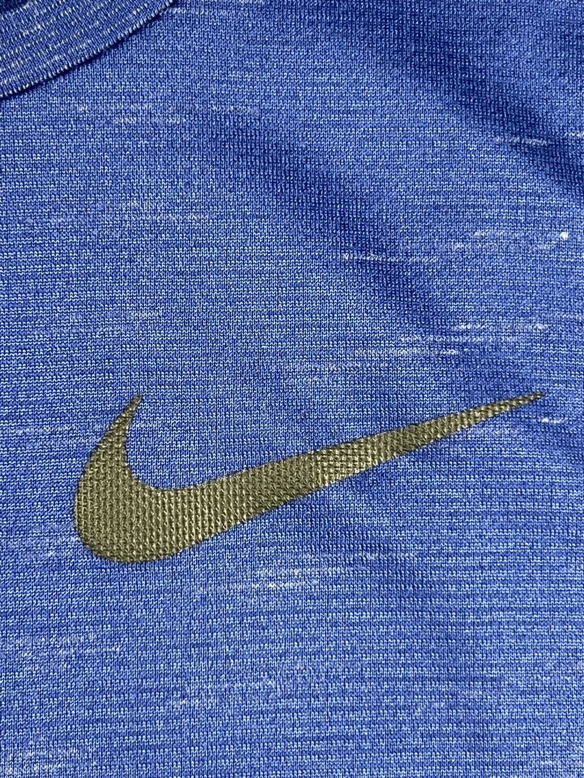 Nike Nike Swoosh Dri fit Gym SleevelessTank Top Mens S Blue Size US S / EU 44-46 / 1 - 4 Thumbnail