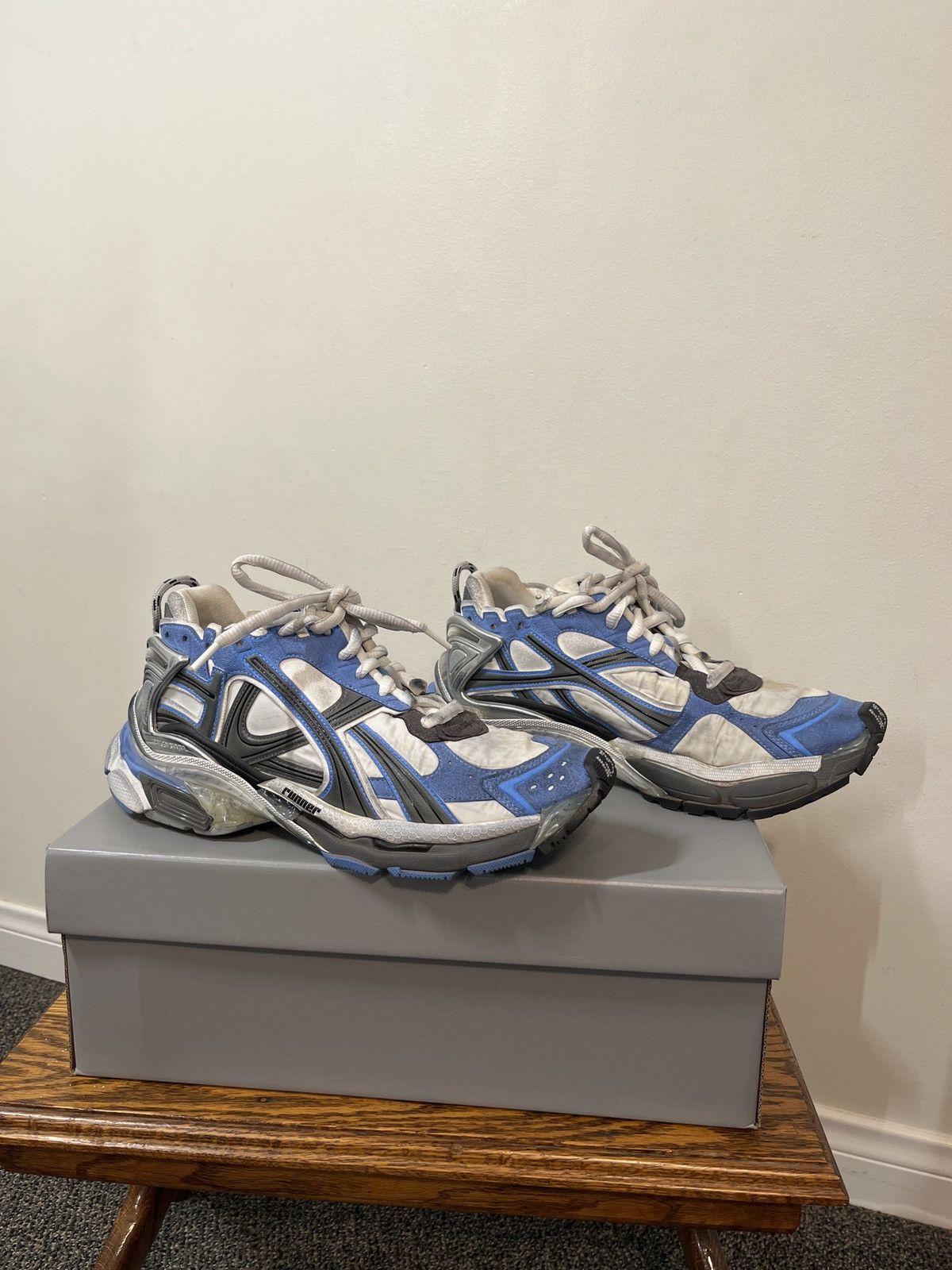 Balenciaga Runners in Blue/White Size US 10 / EU 43 - 2 Thumbnail