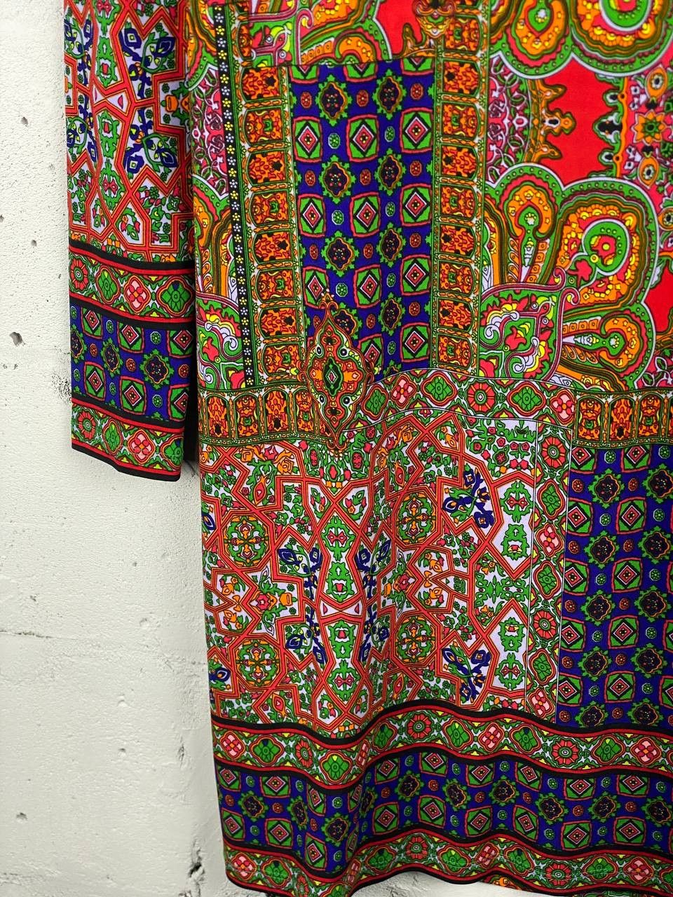 Etro Abstract Etro Rare Colorfull Italian Designer Midi Dress Size M / US 6-8 / IT 42-44 - 6 Thumbnail