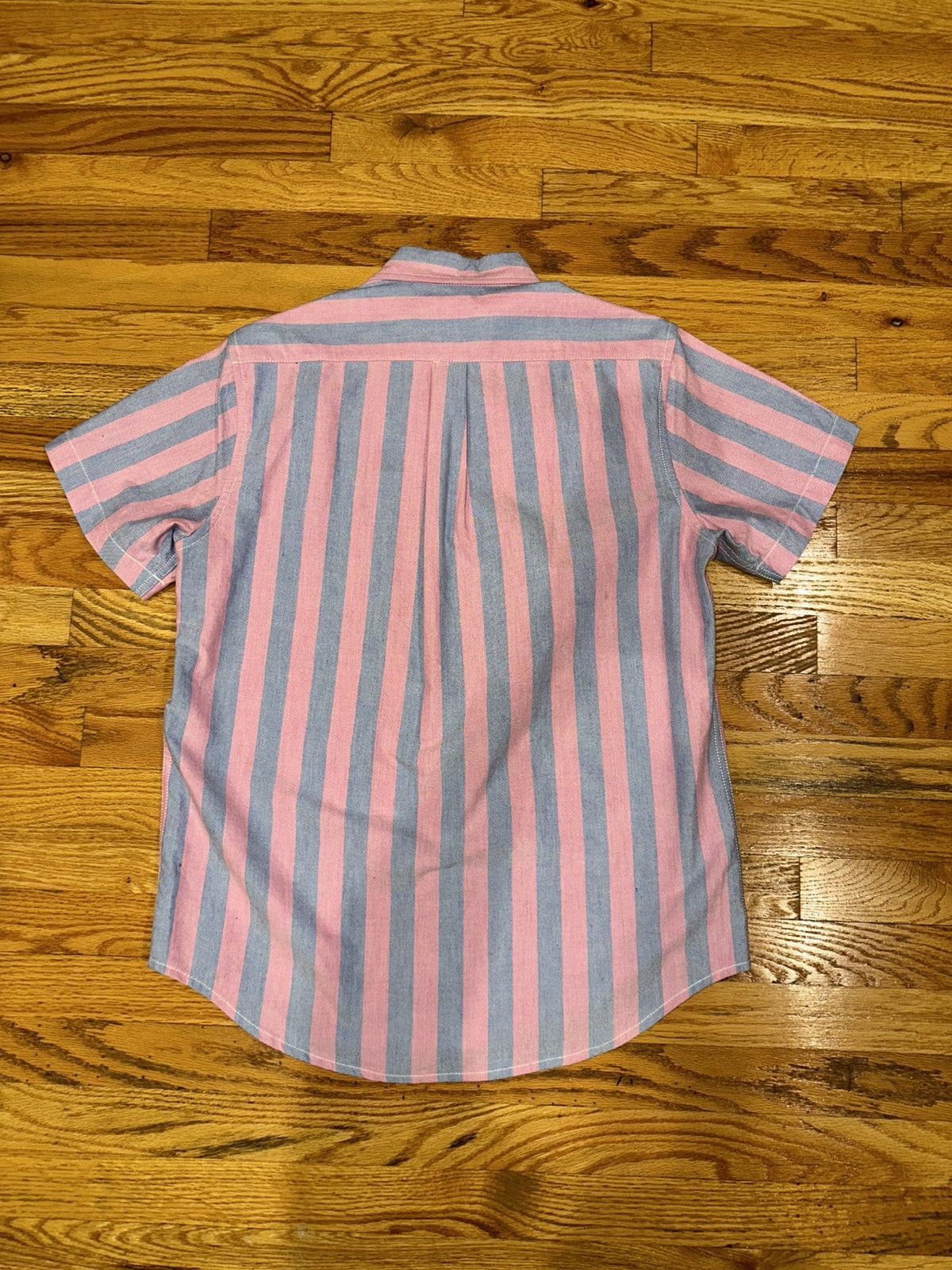 Only NY Only NY Striped Short Sleeve Button Up size Small ( Size US S / EU 44-46 / 1 - 9 Thumbnail