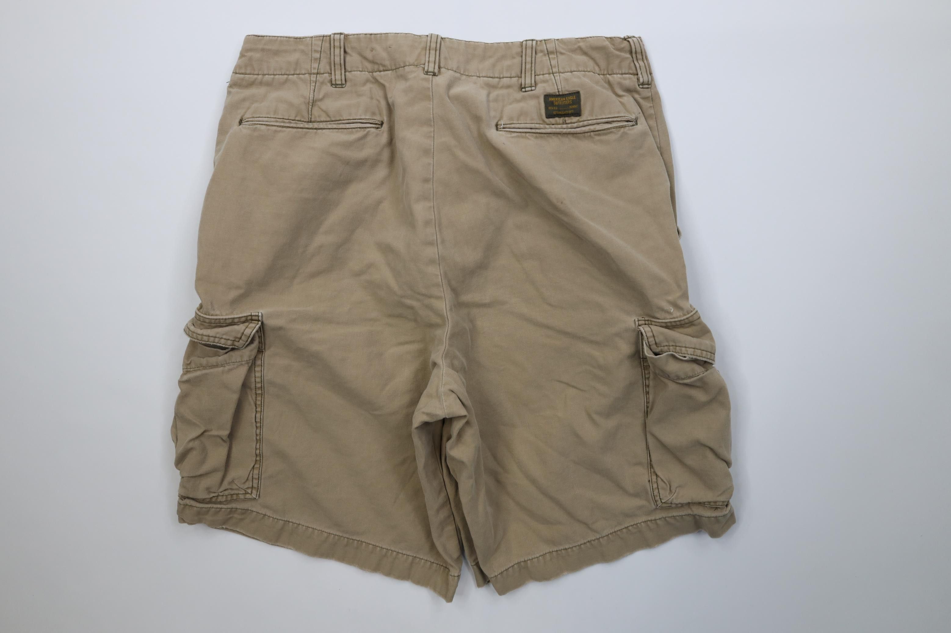 American Eagle Outfitters Vintage 90s Y2K American Eagle Outfitters Cargo Shorts Size US 32 / EU 48 - 12 Thumbnail