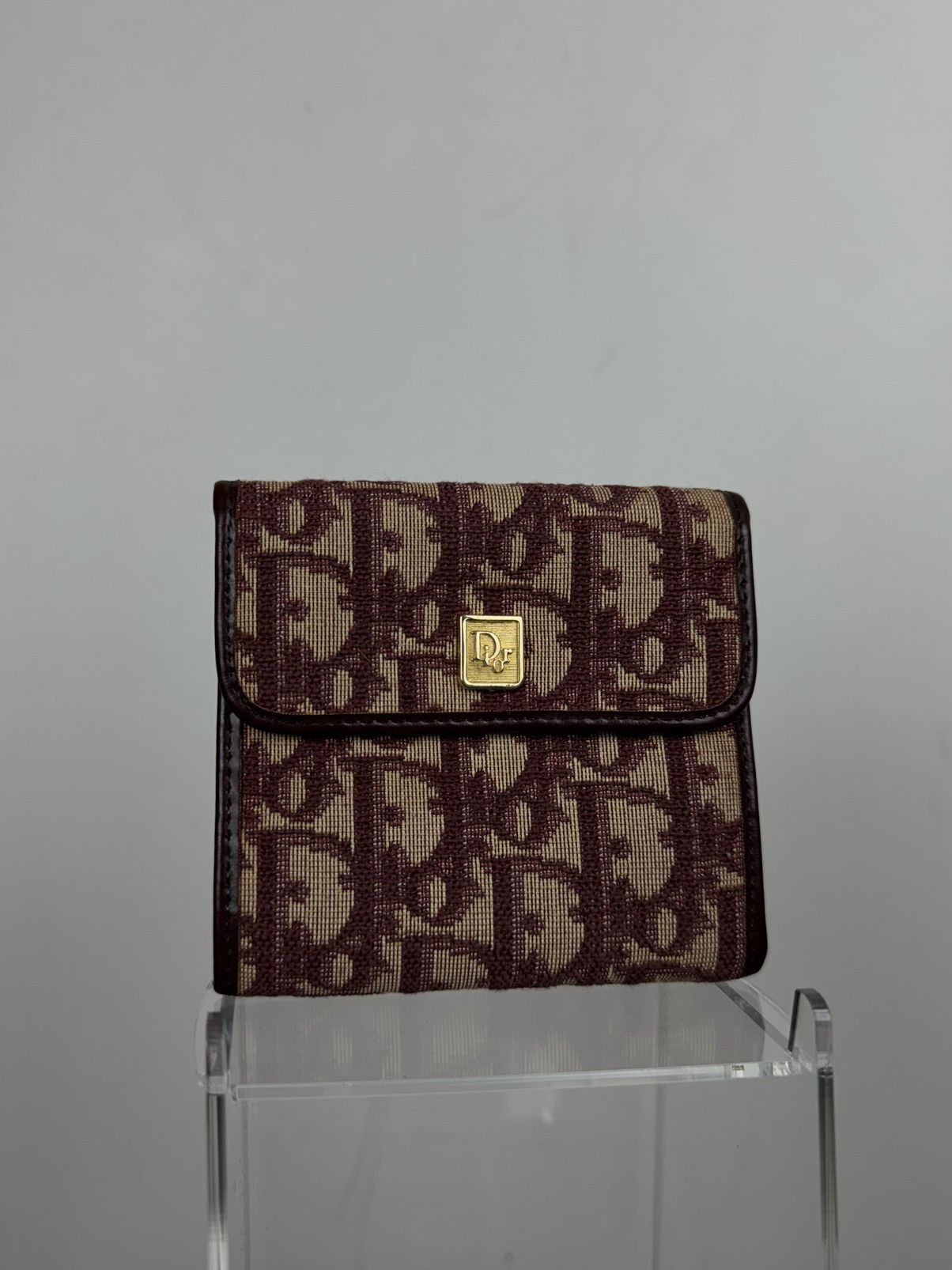 Dior Vintage rare leather wallet Christian Dior original luxury Size ONE SIZE - 1 Thumbnail