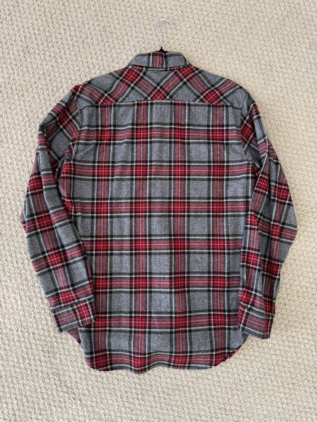 Fear of God FOG Collection 2 Grey Red Flannel 2016 Size Small Size US S / EU 44-46 / 1 - 4 Thumbnail