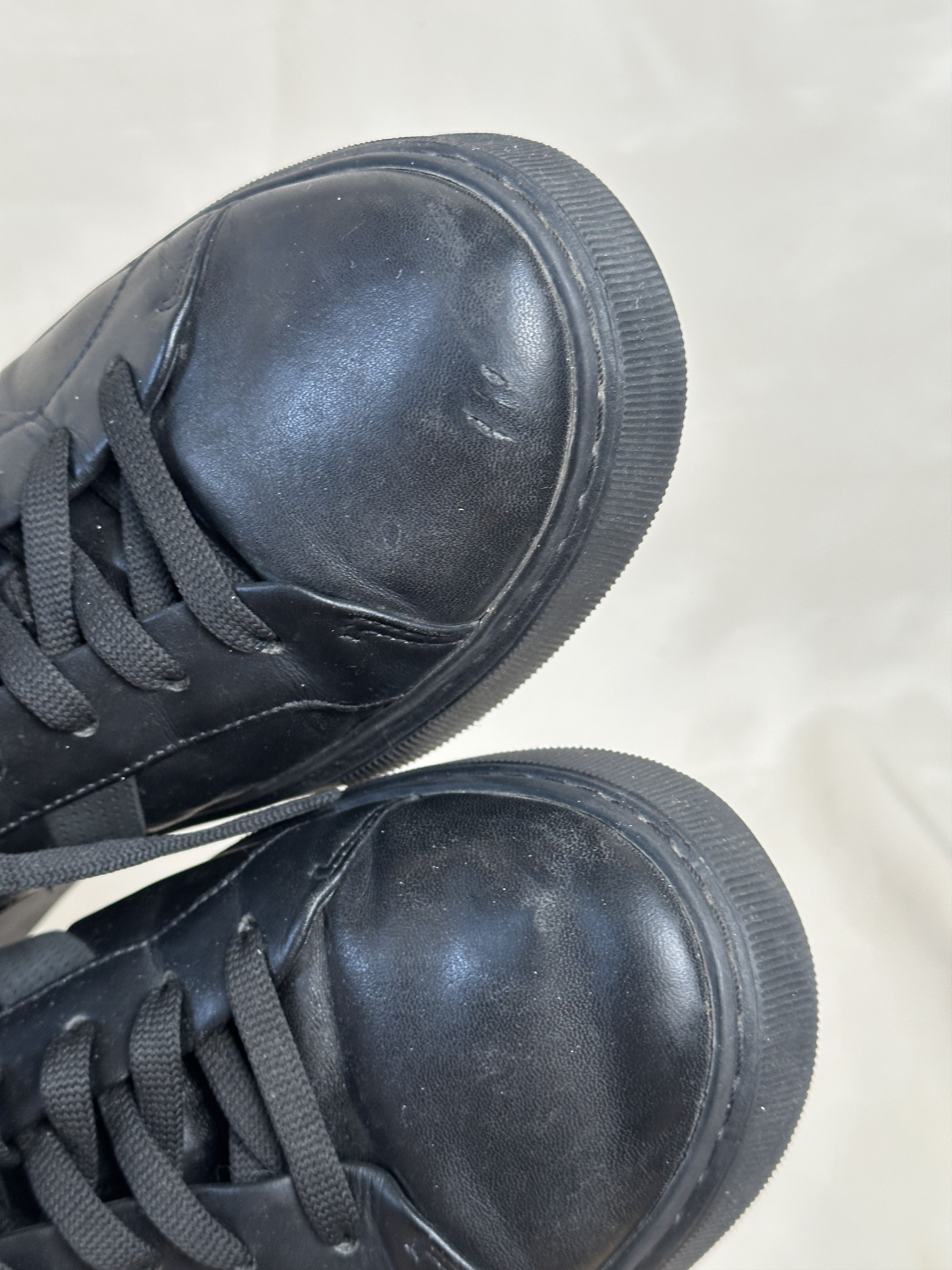 Bally Men's Leather Sneakers Bally Maxim Black US Size 10D Size US 10 / EU 43 - 12 Thumbnail