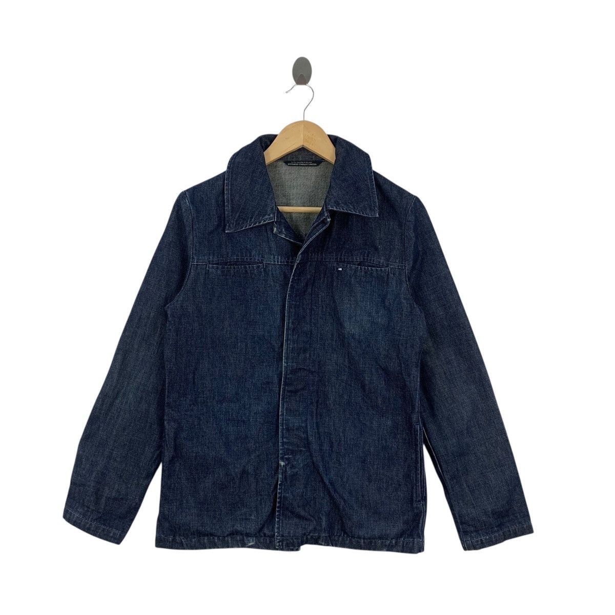 Vintage Vintage 80s DO! FAMILY JAPAN Pure Indigo Denim Jeans Jacket Size M / US 6-8 / IT 42-44 - 3 Thumbnail
